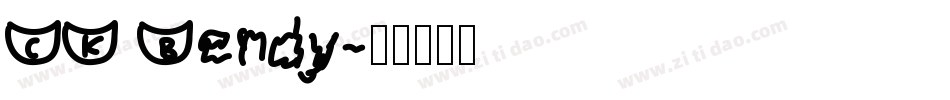 CK Bendy字体转换